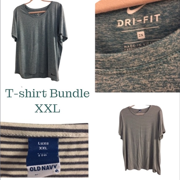 XXL Bundle! Two High Quality T-shirts•Nike and Old Navy Luxe - Picture 1 of 14